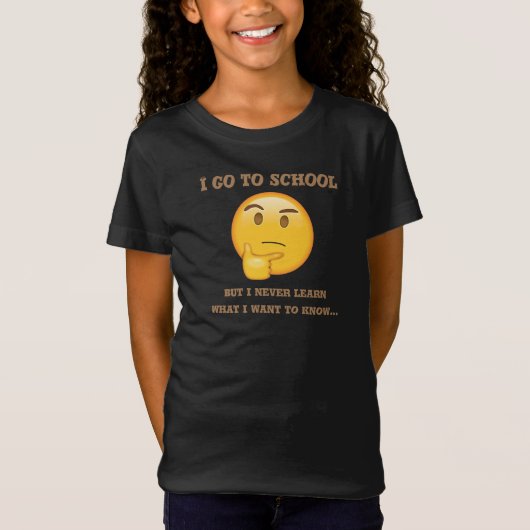 EMOJIを疑問に思うこと Tシャツ (正面)