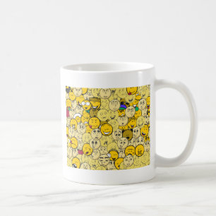 Emojiパターン コーヒーマグカップ