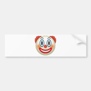 Emoji熱狂するなピエロ バンパーステッカー