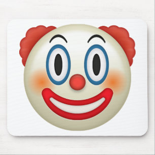 Emoji熱狂するなピエロ マウスパッド