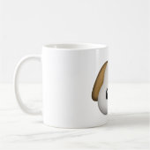 emoji犬のマグ コーヒーマグカップ (左)