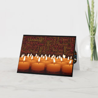 emoji芸術の神聖な存在そして思いやりがある手 カード