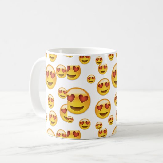 Emoji コーヒーマグカップ (正面左)