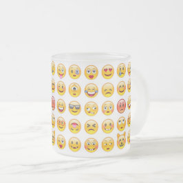 emoji フロストグラスマグカップ