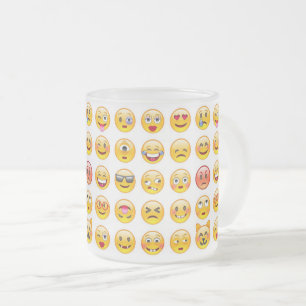 emoji フロストグラスマグカップ