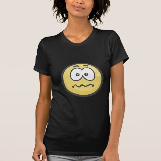 Emoji: 混同された顔 tシャツ (正面)