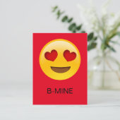 Emoji B-mine valentine's card シーズンポストカード (スタンド正面)