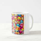 Emoji Blast Mug  コーヒーマグカップ (正面右)