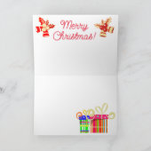 Emoji Cats Christmas Card サンキューカード (内部)