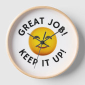 Emoji design clock for offices and home 壁時計 (正面)