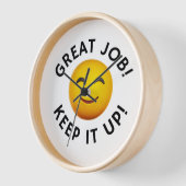 Emoji design clock for offices and home 壁時計 (傾斜)