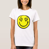 Emoji Happy icon Tシャツ (正面)