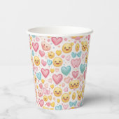 Emoji Hearts Party Paper Cup 紙コップ (裏面)