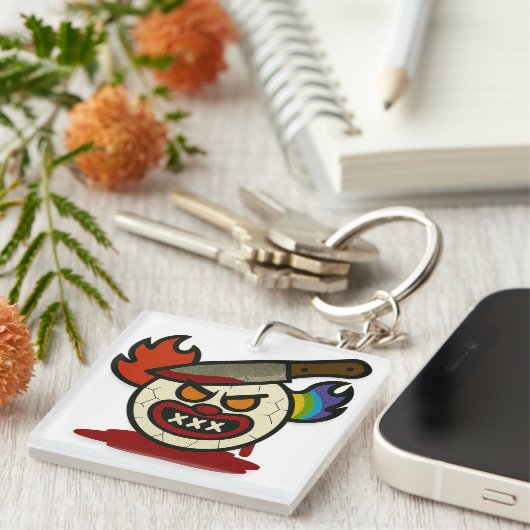 Emoji Madness キーホルダー (正面右)