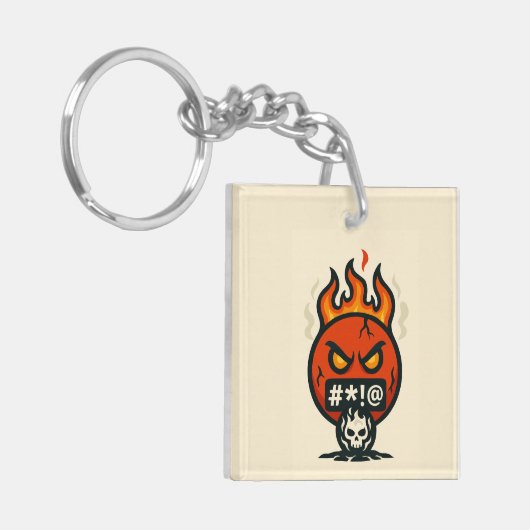 Emoji Madness キーホルダー (正面左)