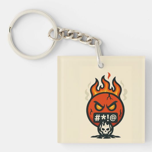 Emoji Madness キーホルダー (正面)