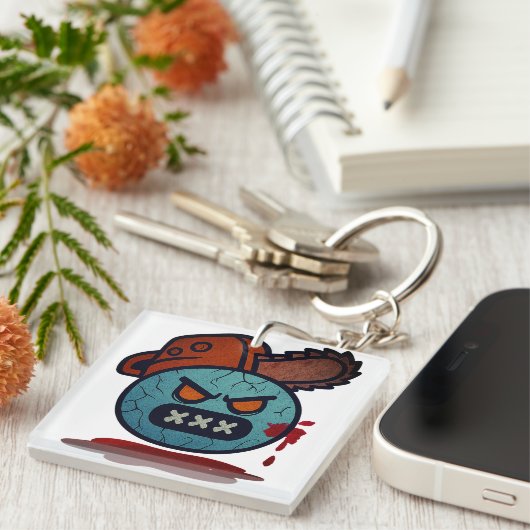 Emoji Madness キーホルダー (正面右)