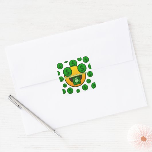 Emoji Madness スクエアシール (封筒)