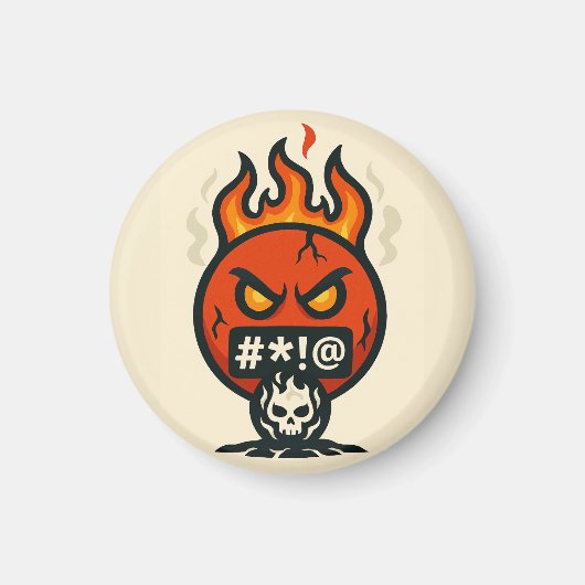 Emoji Madness マグネット (正面)