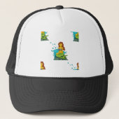 emoji mermaid キャップ (正面)