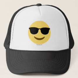 Emoji mit Sonnenbrille cool キャップ