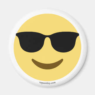 Emoji mit Sonnenbrille cool マグネット