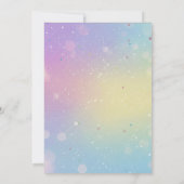 Emoji Party Birthday Invitation Neon Kids Theme 招待状 (裏面)