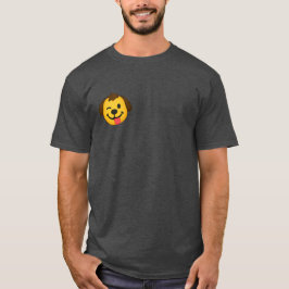Emoji Perro Divertido – Estilo Kawaii para Amantes Tシャツ