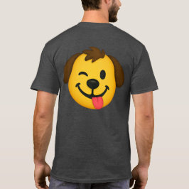 Emoji Perro Divertido – Estilo Kawaii para Amantes Tシャツ