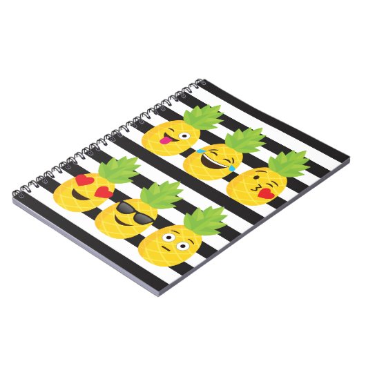 emoji pineapple ノートブック (左側)