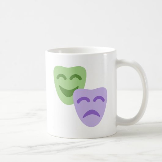 Emoji Twitter - Drama Theater コーヒーマグカップ (右)