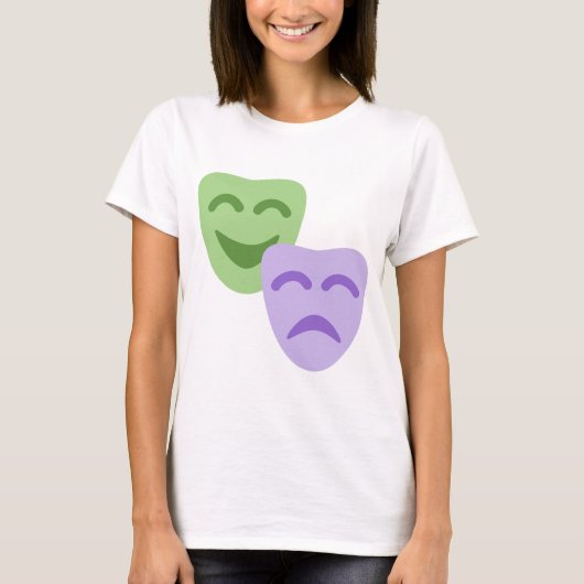 Emoji Twitter - Drama Theater Tシャツ (正面)