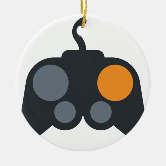 Emoji Twitter - Video Games controller セラミックオーナメント (正面)