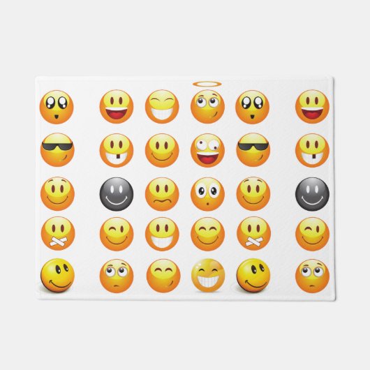 emojis形式ドアマット ドアマット (正面)