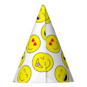 "Emojis"のパーティーの帽子 パーティーハット (裏面)