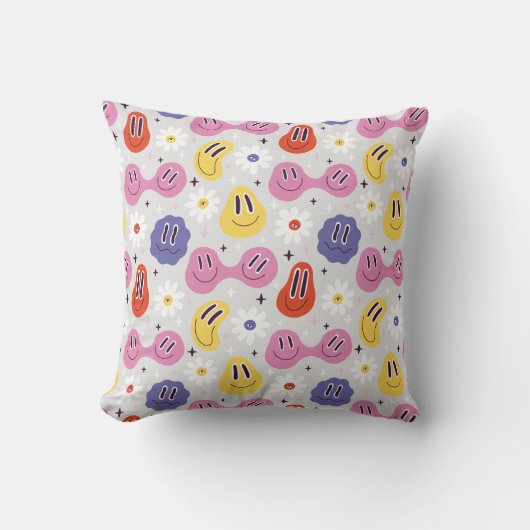 Emojis- Happy faces - Daisy クッション (正面)
