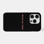 Emotion.exe 失敗 ミニマルスマホケース テックユーモア iPhoneケース (裏面横)