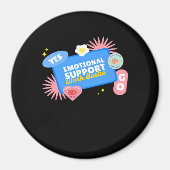 Emotional 救済 Co-Worker - Work Bestie Office Gift マグネット (正面)