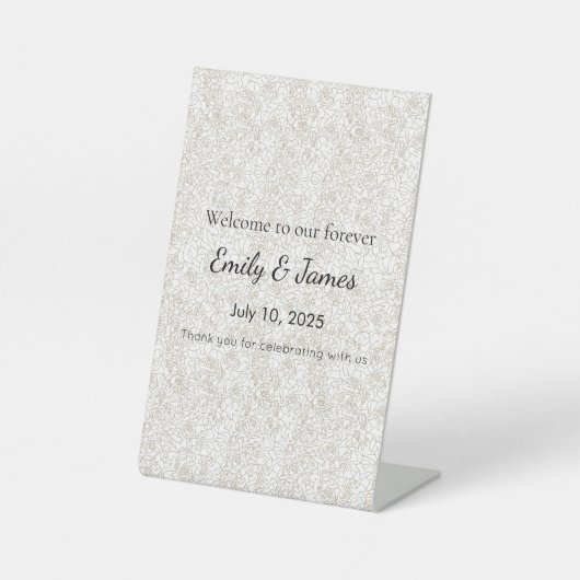 Emotional Business Display Sign Template 台座サイン (正面)