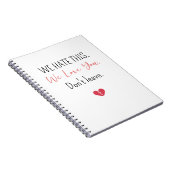 Emotional Farewell Coworker Don’t Leave ノートブック (右側)