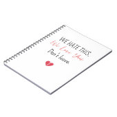 Emotional Farewell Coworker Don’t Leave ノートブック (左側)