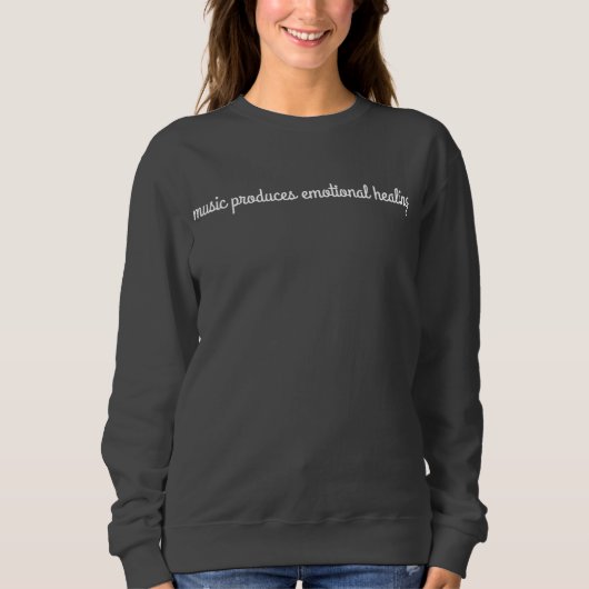 Emotional Healing Women's Basic Sweatshirt（情緒的治癒女性 スウェットシャツ (正面)