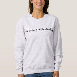 Emotional Healing Women's Basic Sweatshirt（情緒的治癒女性 スウェットシャツ