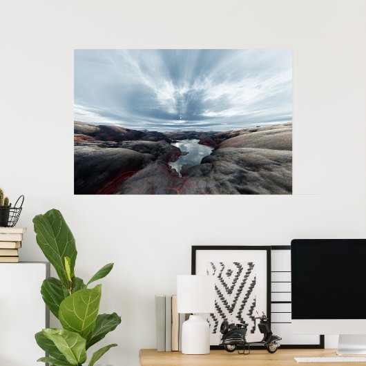 emotional landscape #1 ポスター (ホームオフィス)