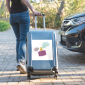 Emotional Love Quote Purple Perfume Bottle Art シール (スーツケースインサイチュ)