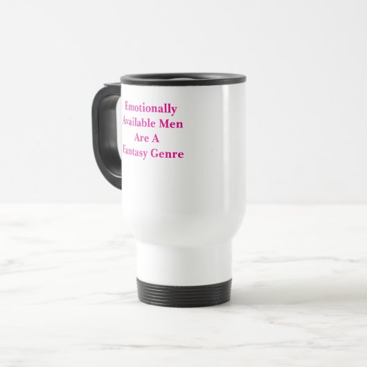 Emotional Men Mug トラベルマグ (正面左)