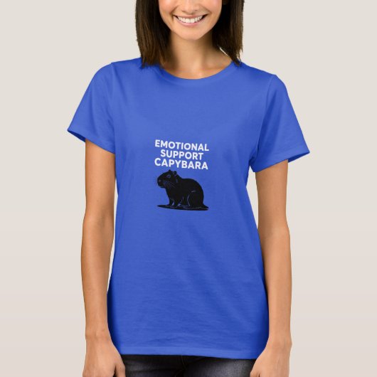 Emotional Support Capybara Tシャツ (正面)