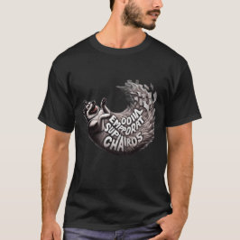 Emotional Support Chaos Funny Husky Dog T-Shirt Tシャツ