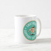 Emotional Support Coffee Mug コーヒーマグカップ (正面右)