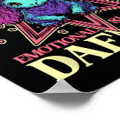 Emotional Support Demon With Cute Goat Daemon Hall ポスター (角)